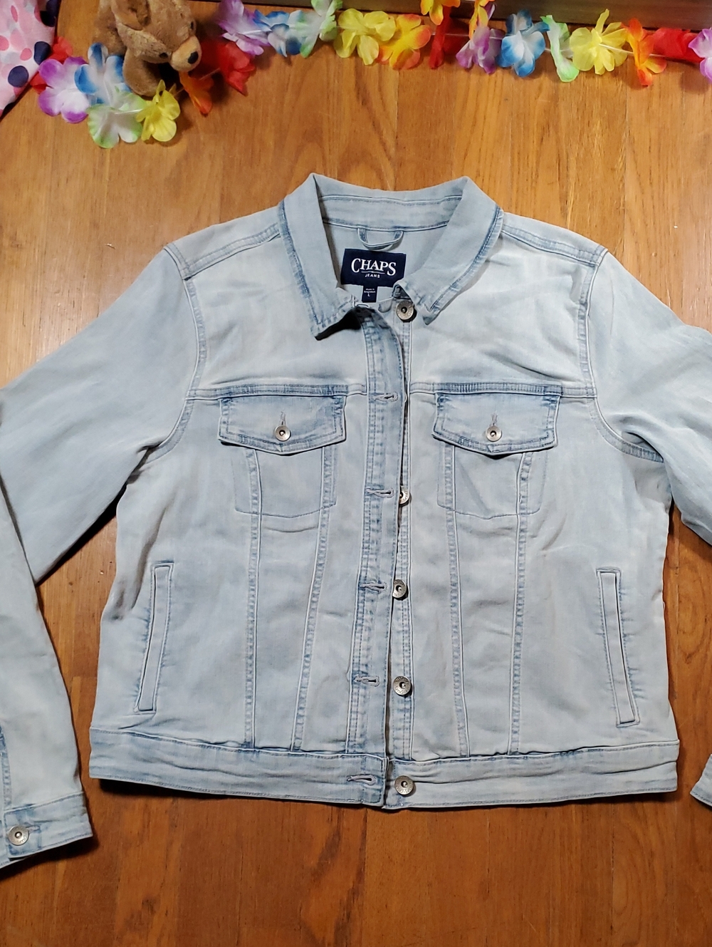 Chaps Light Blue Jean Jacket